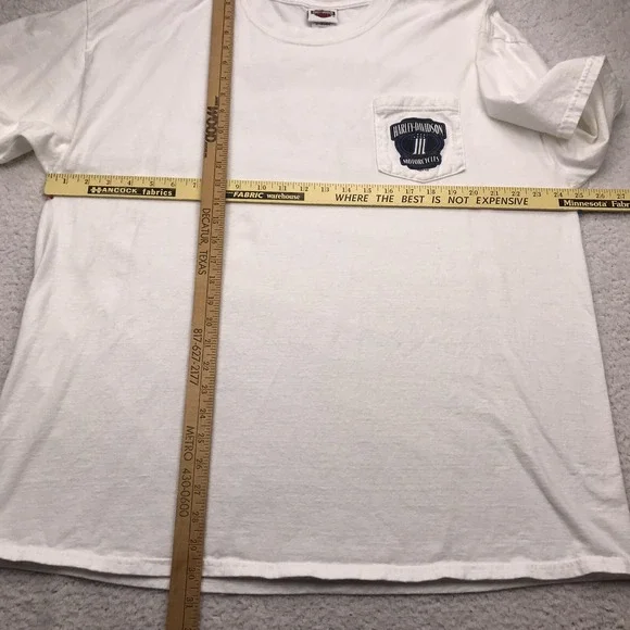Harley Davidson T-Shirt‎ 2XL White Emerald Coast Ft Walton Beach Florida Biker - Picture 15 of 16